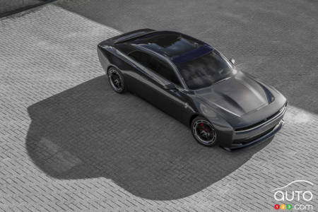 Dodge Charger Daytona SRT from above